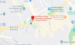 کلیسای سنت آنتنیوس بر روی نقشه 